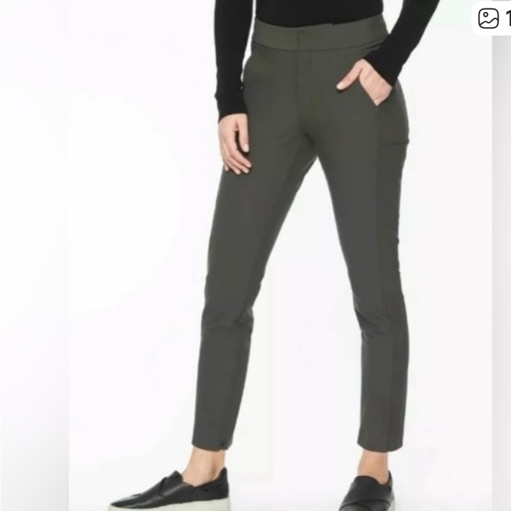 Athleta Stellar Trouser Green Sz 4